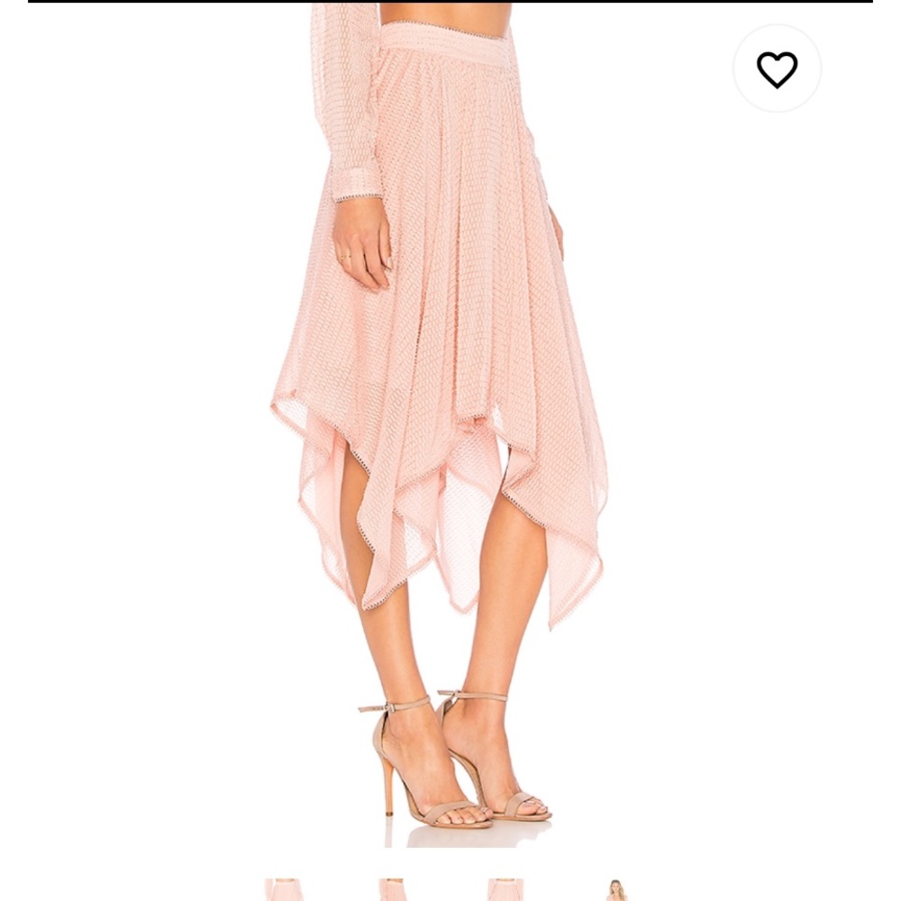 NWT HOH 1960 x Revolve Penny Skirt in Rose. Medium - Picture 2 of 6
